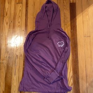 Ivory Ella shirt with hood